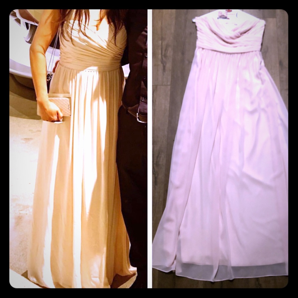 Monique Lhuillier Brides Maid Chifon Dress.